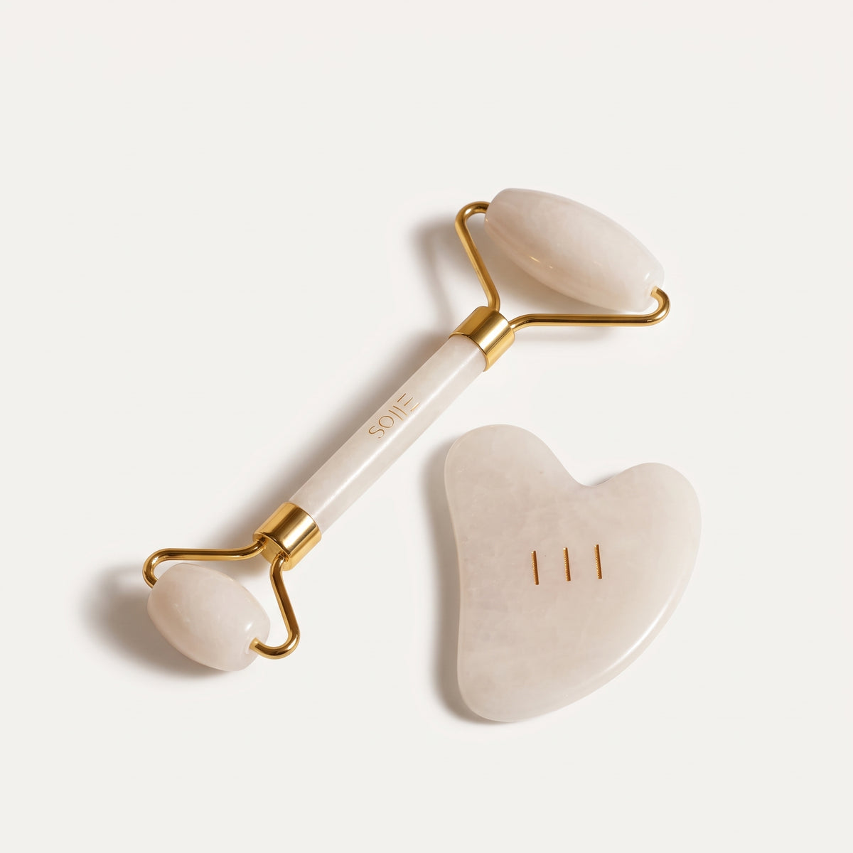 Elios Facial Massage Set – Jade Roller & Gua Sha