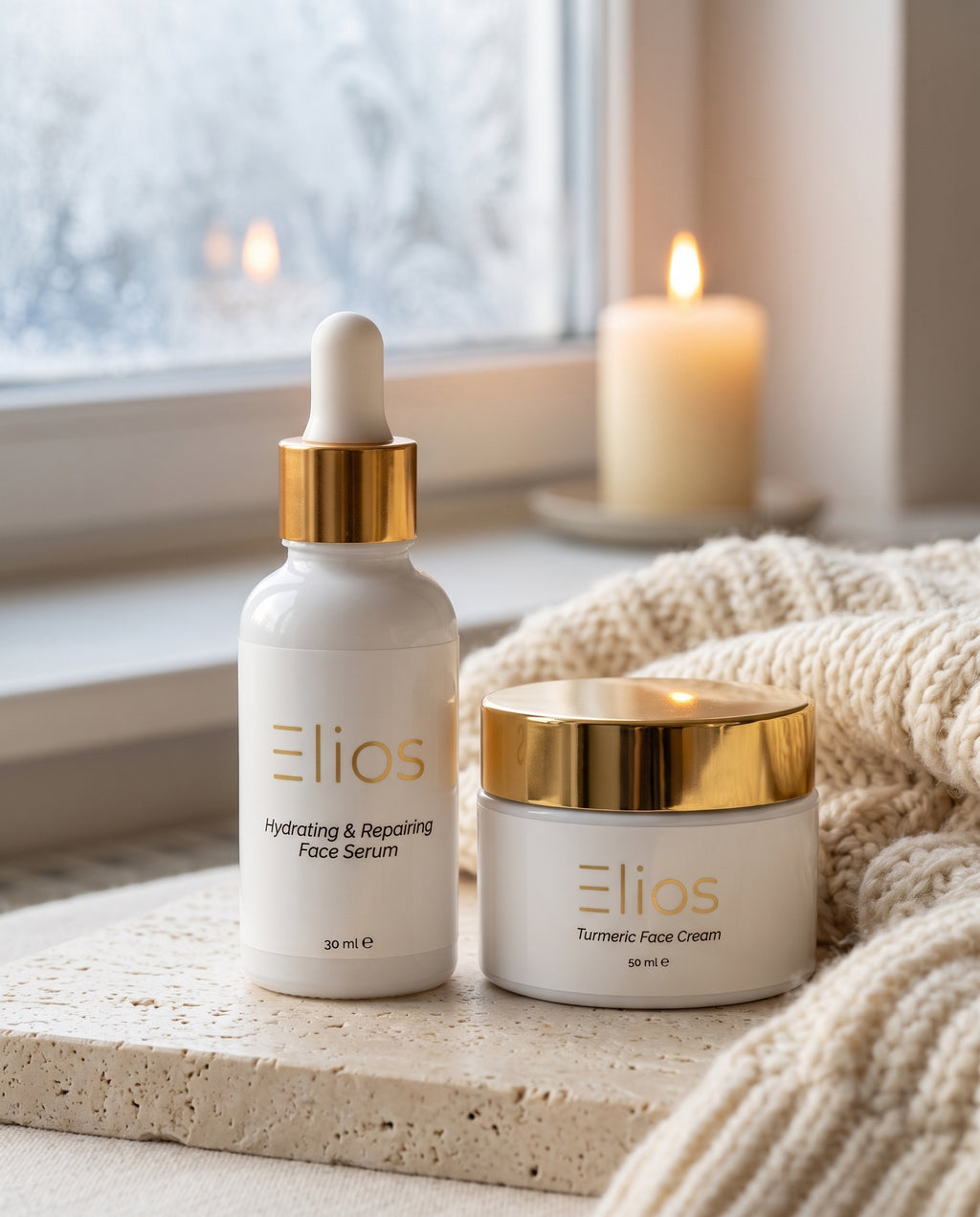Elios Winter Hydration Kit – Hydrating Serum & Turmeric Face Cream